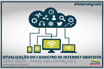 Atualização de cadastro da internet grátis