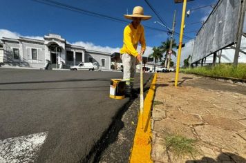 Sinalização de solo prioriza trânsito seguro em Agudos