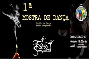 1ª Mostra de Dança “Studio Fábio Sampietro” acontece neste sábado