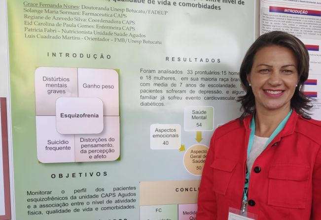 Pesquisadora do Programa Hiperdia de Agudos volta a expor em evento internacional